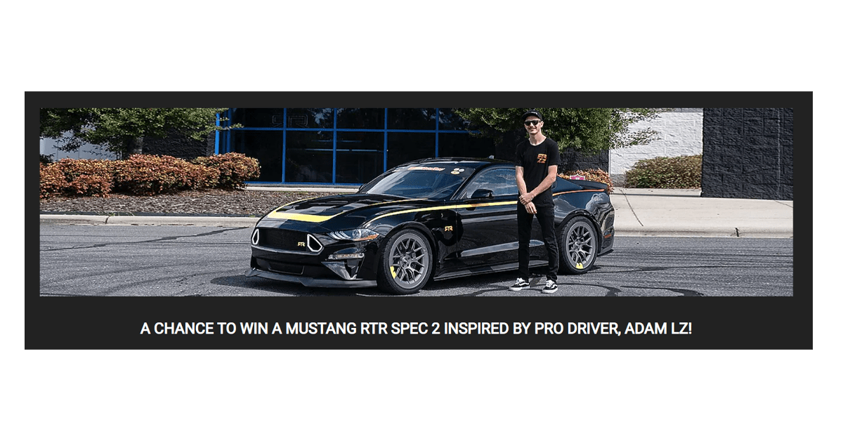 2022 Autozone Mustang Sweepstakes