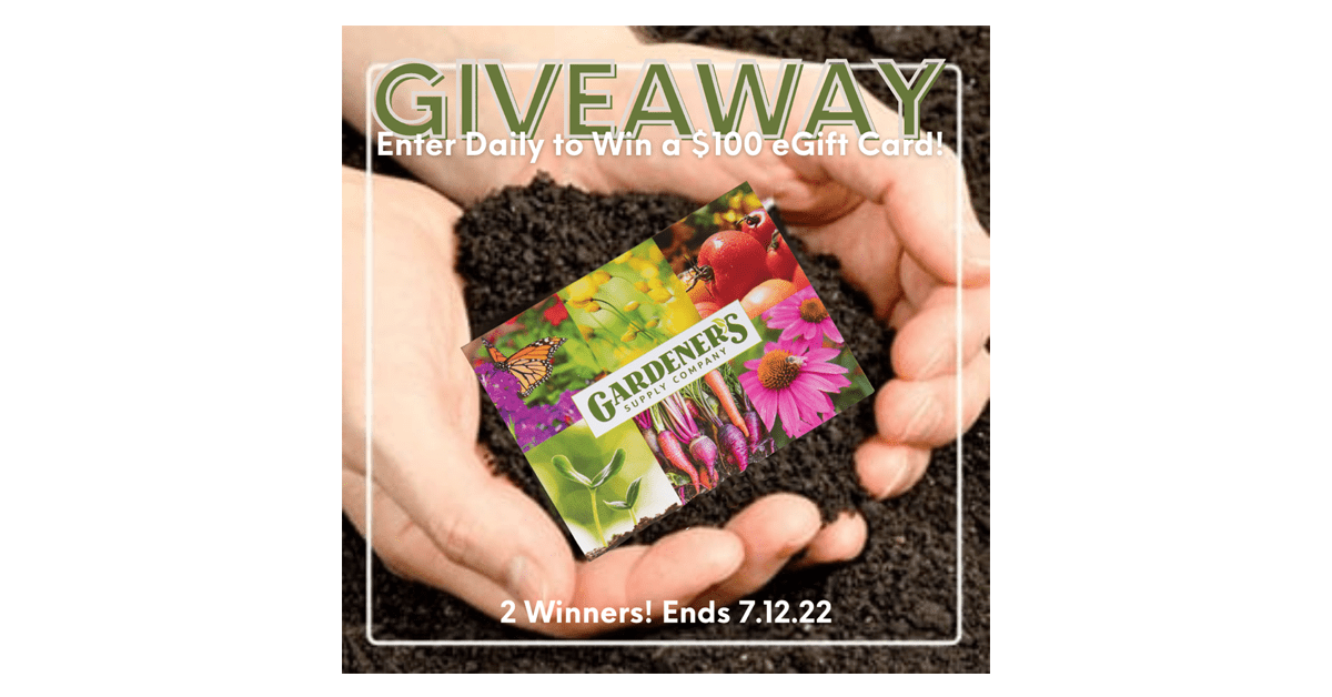 Enter to Win a $100 Gardeners Gift Card