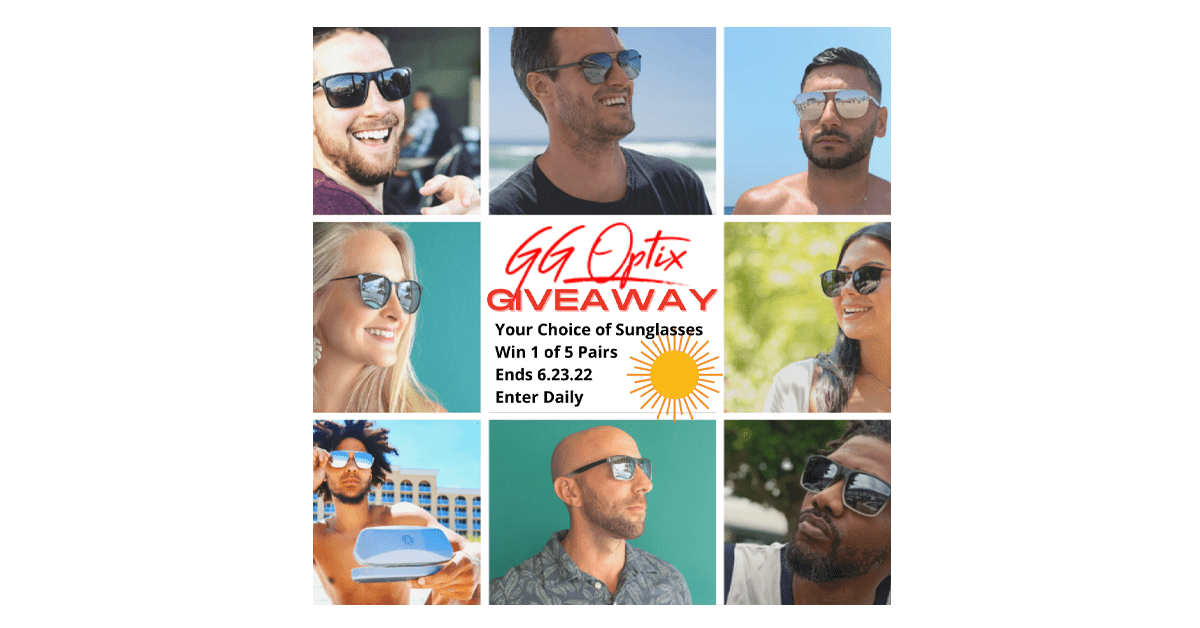 GG Optix Sunglass Giveaway