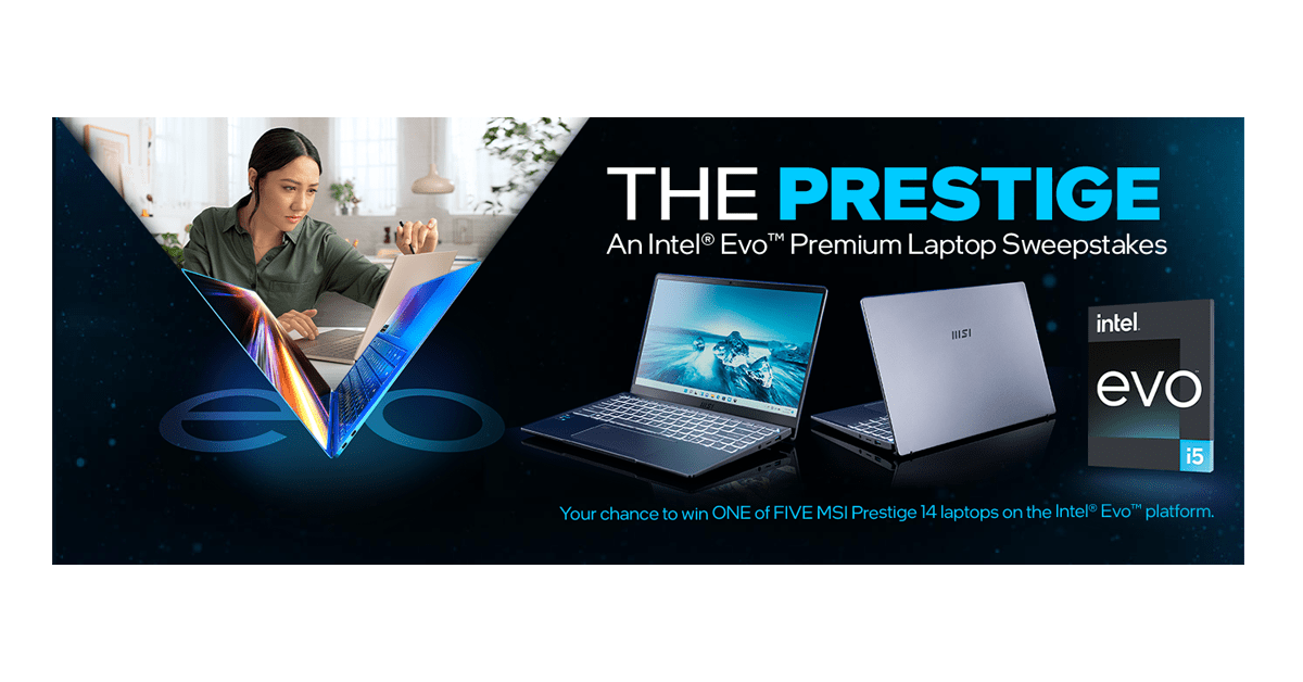 Newegg Prestige Laptop Giveaway