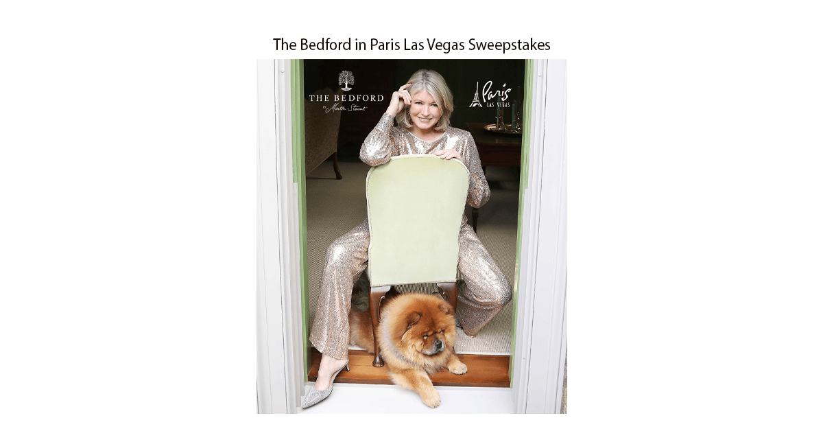 Bedford in Paris Las Vegas Sweepstakes