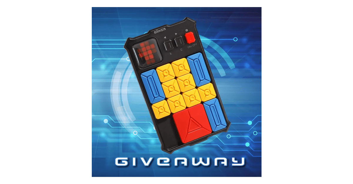 Instagram Giveaway - Giiker Super Slide Brain Games