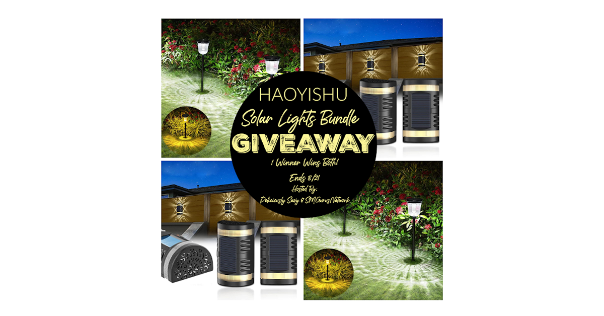 HAOYISHU Solar Lights Bundle Giveaway