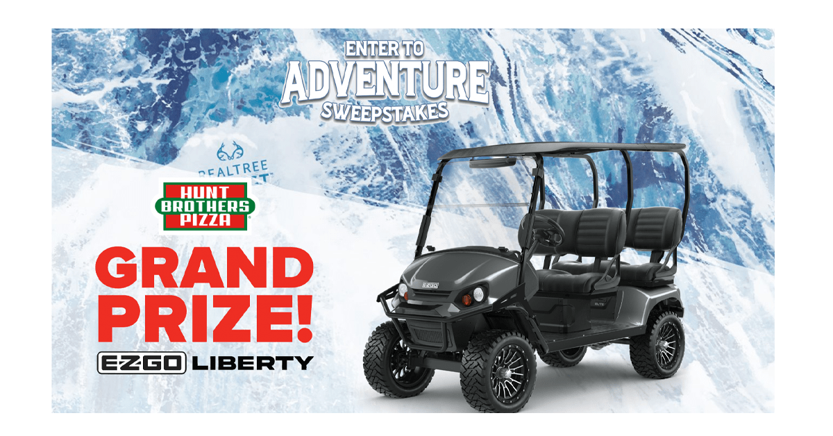 Hunt Brothers Pizza Enter To Adventure Sweepstakes
