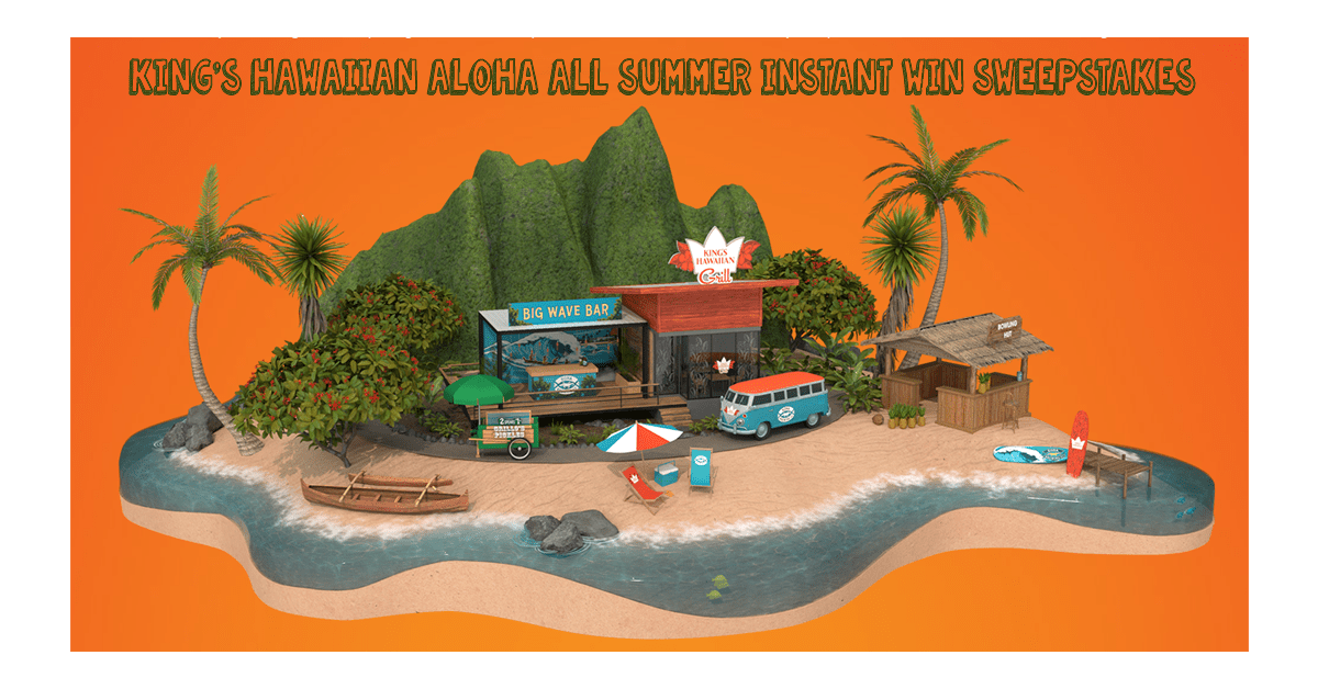 KING’S HAWAIIAN Aloha All Summer Instant Win Sweepstakes