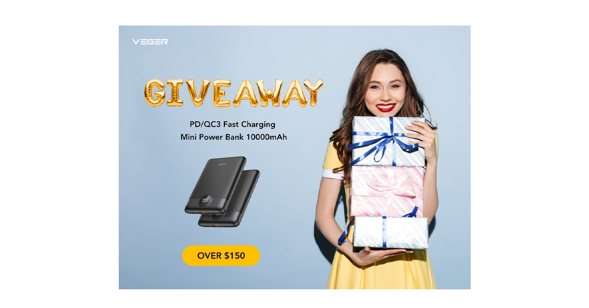 Veger Power Bank Giveaway