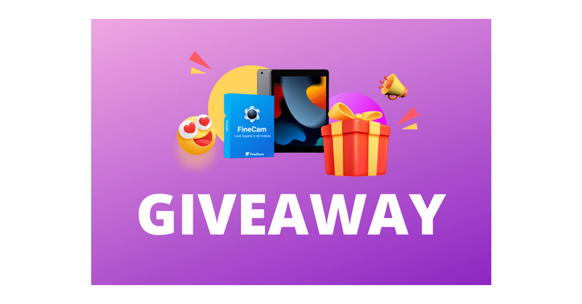Win An iPad 10.2-inch + FineCam Lifetime License