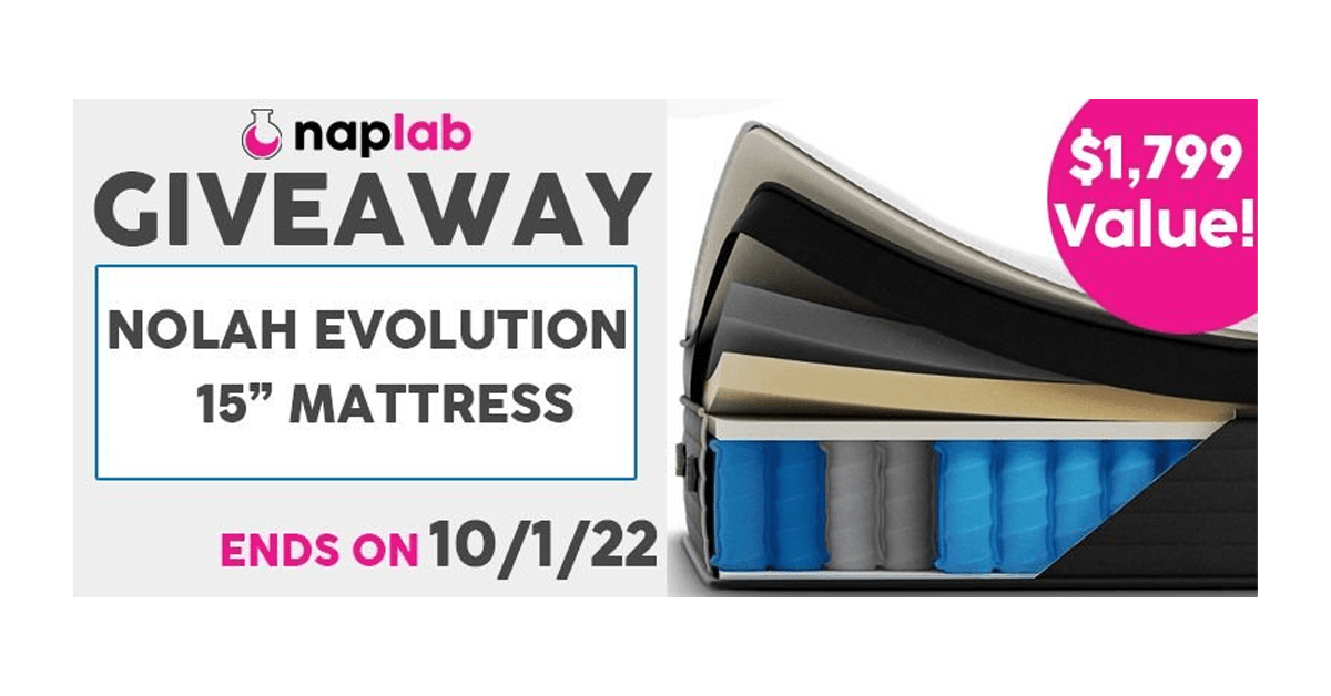 Nolah Evolution 15 Mattress Giveaway