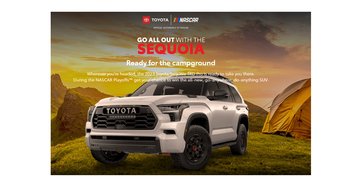 2022 NASCAR Cup Series Playoffs Toyota Giveaway