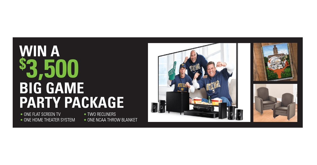 The King Size Big Game Sweepstakes