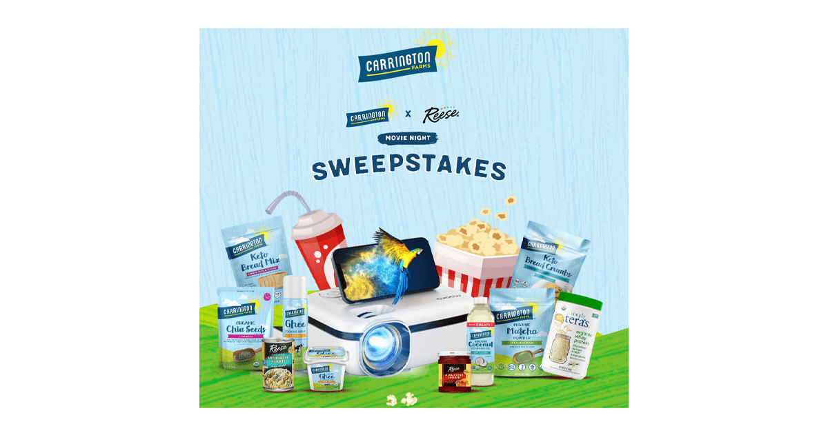 Carrington Movie Night Sweepstakes 2022