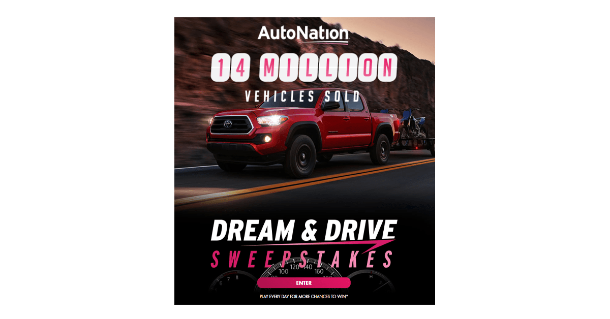 AutoNation 2022 Tacoma Sweepstakes