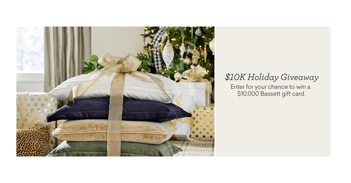 Bassett $10k Furniture Giveaway