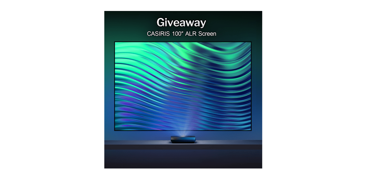 CASIRIS 100" ALR Screen Giveaway