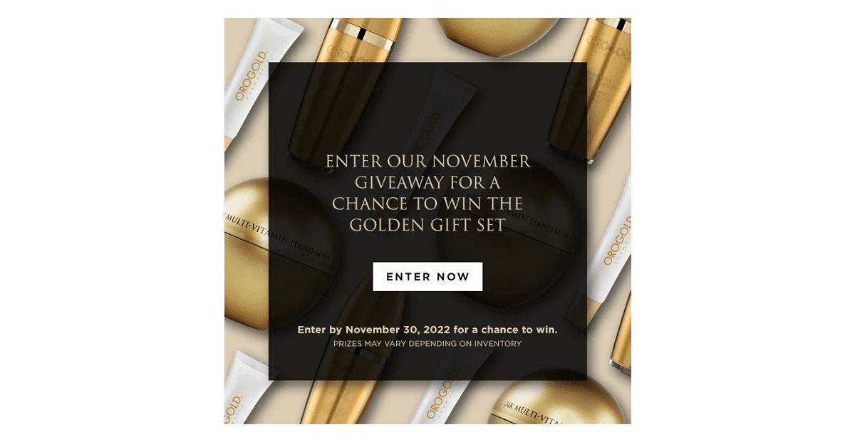 Orogold Golden Giveaway