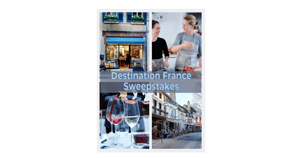 Williams-Sonoma Destination France Sweepstakes