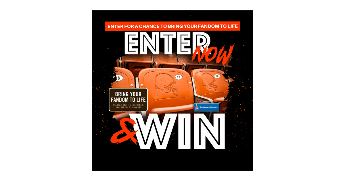 Sherwin-Williams Bring Your Fandom to Life Sweepstakes