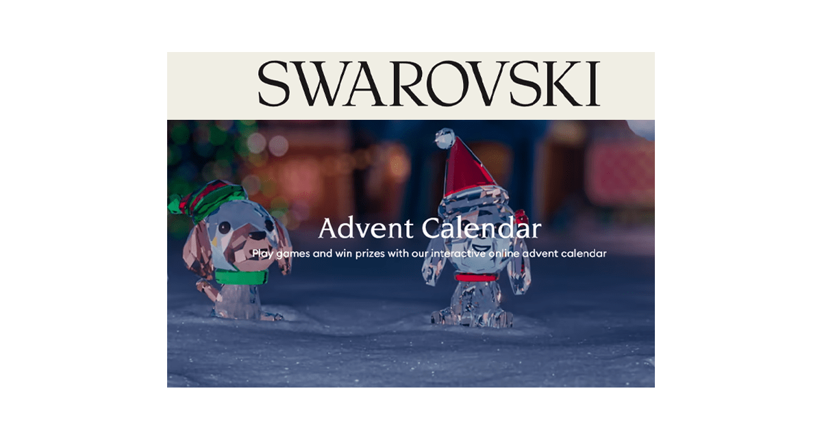 Swarovski Advent Calendar Instant Win Game
