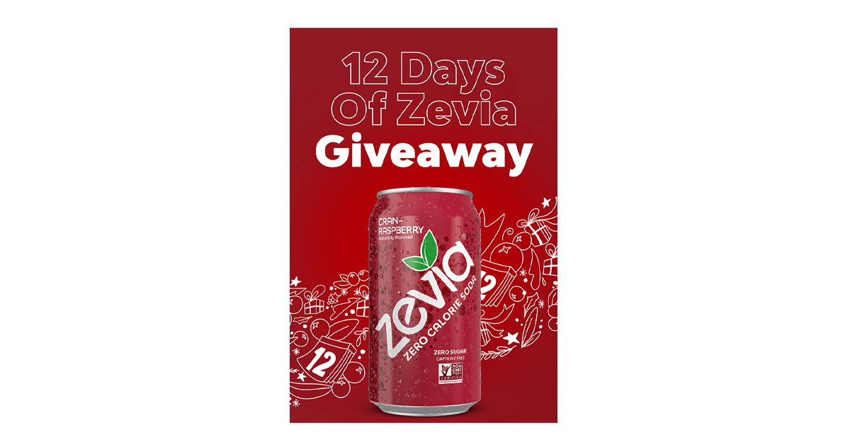 12 Days of Zevia Giveaway