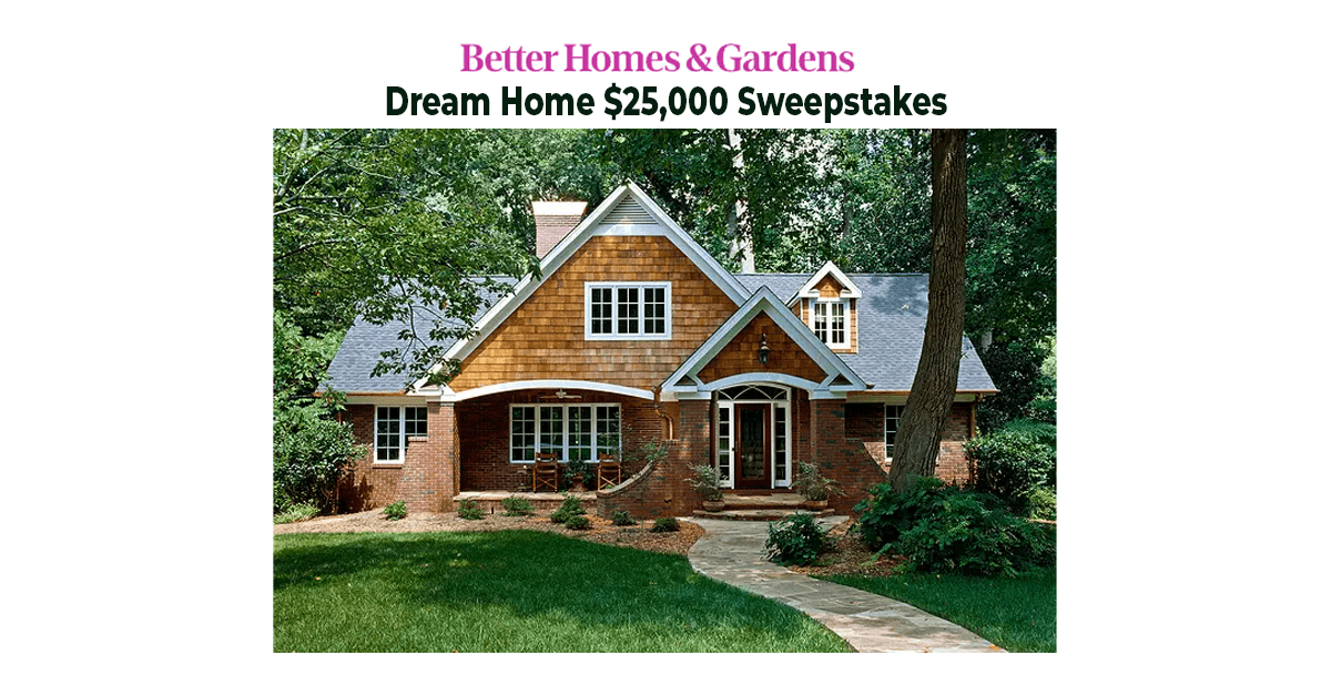 BHG Dream Home Sweepstakes