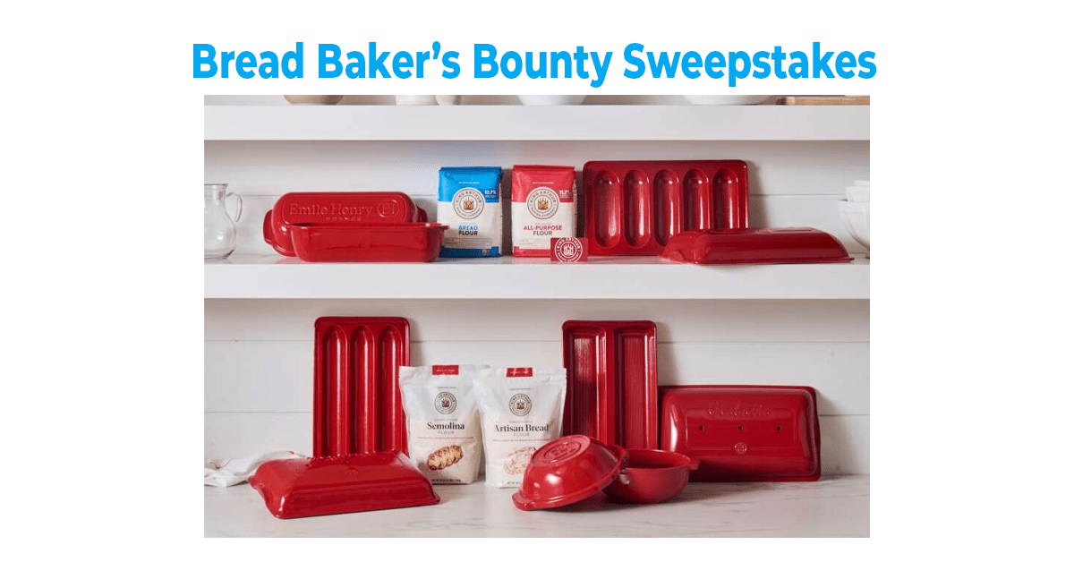King Arthur Baking Company Bread Baker's Bounty Sweepstakes