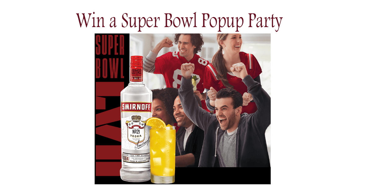 Smirnoff Superbowl Sweepstakes