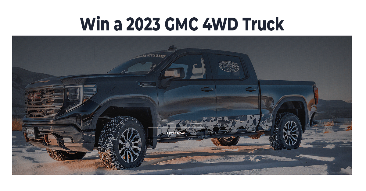 Sportsman’s Warehouse 2023 Truck Giveaway