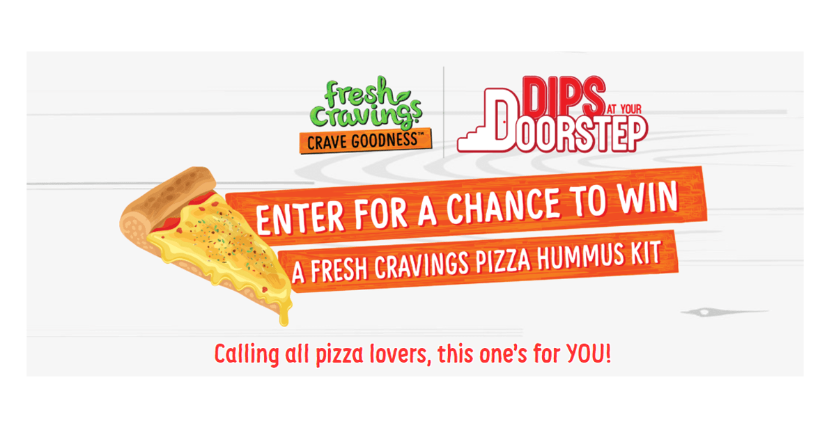 Fresh Cravings Pizza Hummus Giveaway