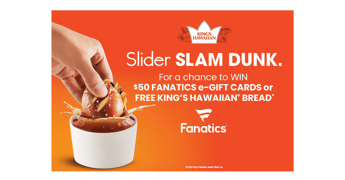 KING’S HAWAIIAN Slam Dunk Instant Win Game