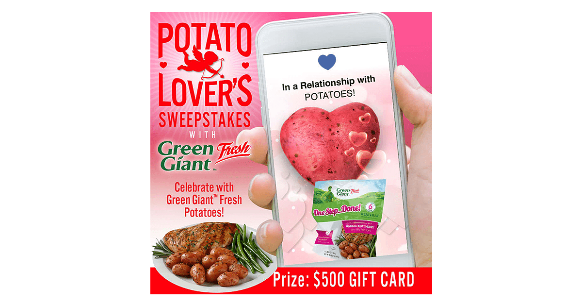 Green Giant Potato Lover’s Sweepstakes