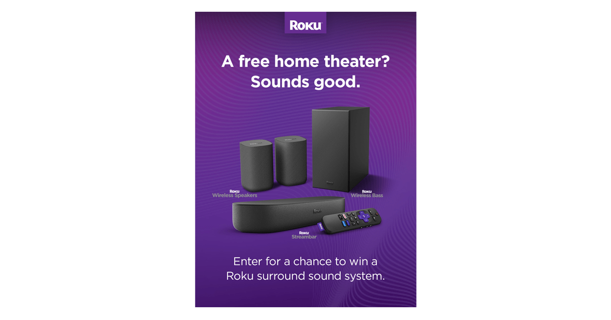 2023 Roku Audio Sweepstakes