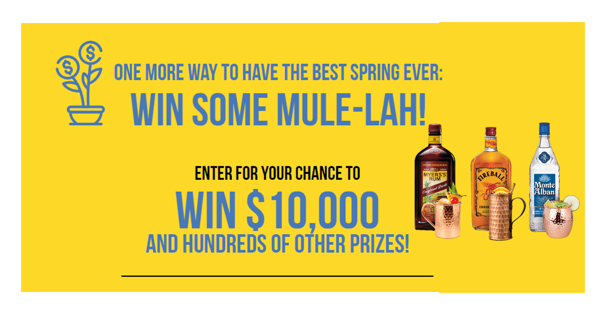 Sazerac Spring MuleLah Sweepstakes