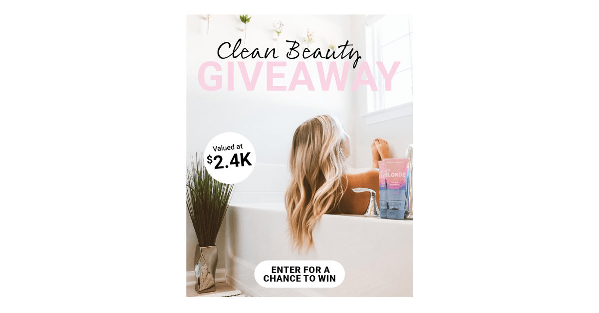 SOZY Clean Beauty Giveaway