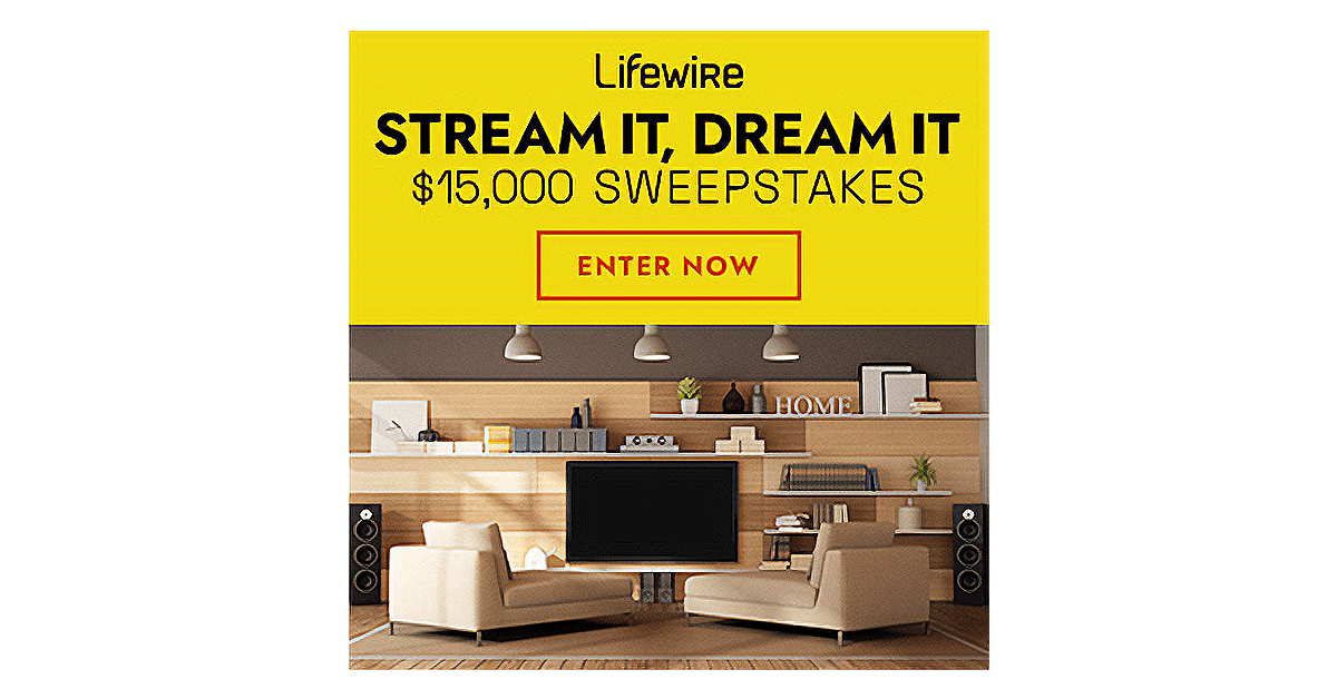 Stream It Dream It $15,000 Sweepstakes