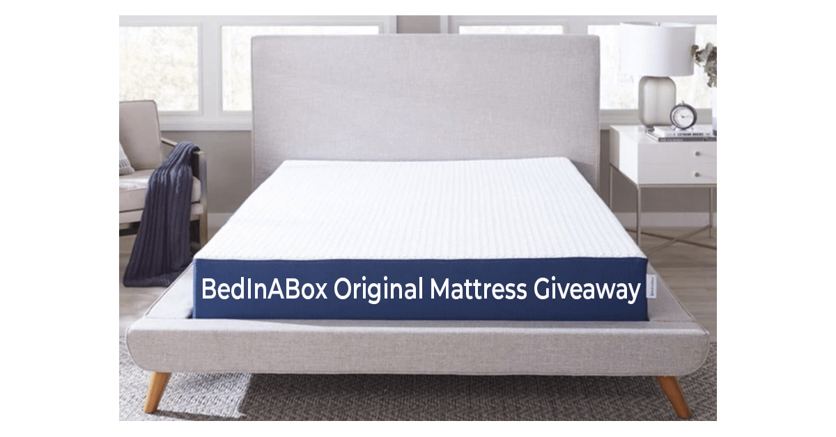 GoodBed BedInABox Original Mattress Giveaway