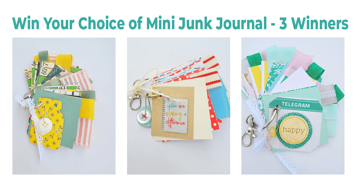 December Caravan Keychain Junk Journal Giveaway