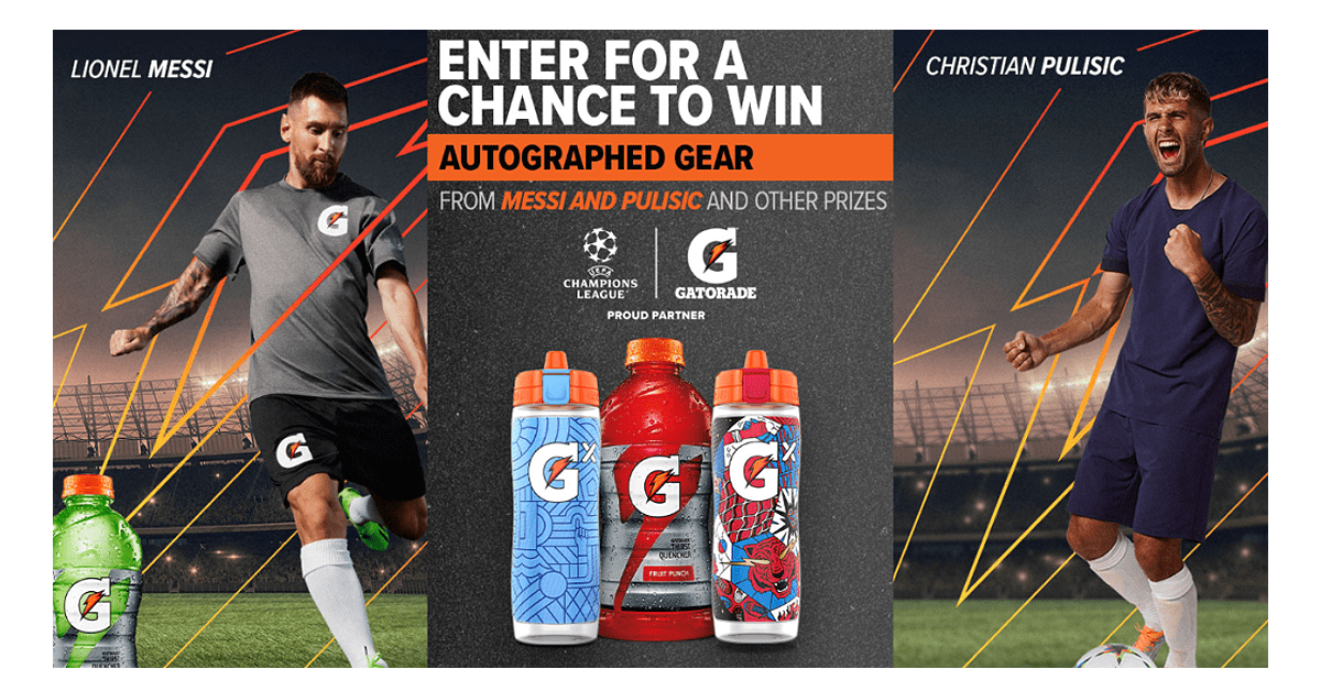 Gatorade UCL Sweepstakes