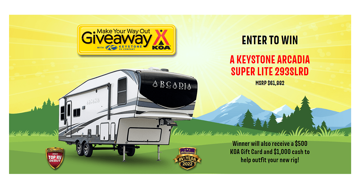 2023 Keystone Make Your Way Out Giveaway