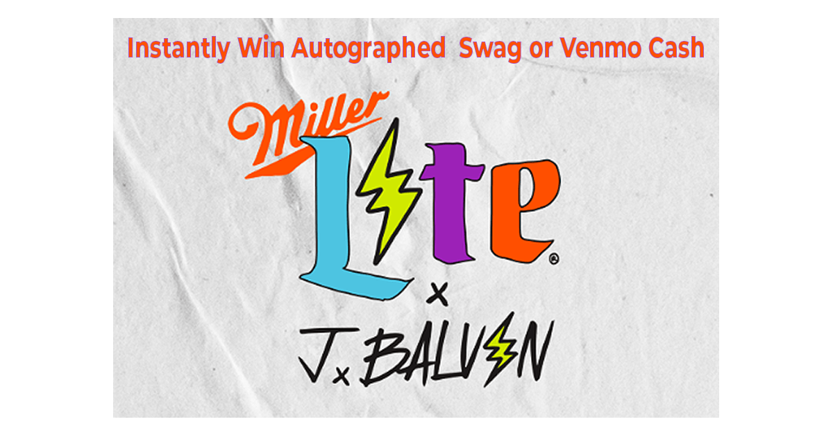 Miller Lite + J Balvin Instant Win Giveaway
