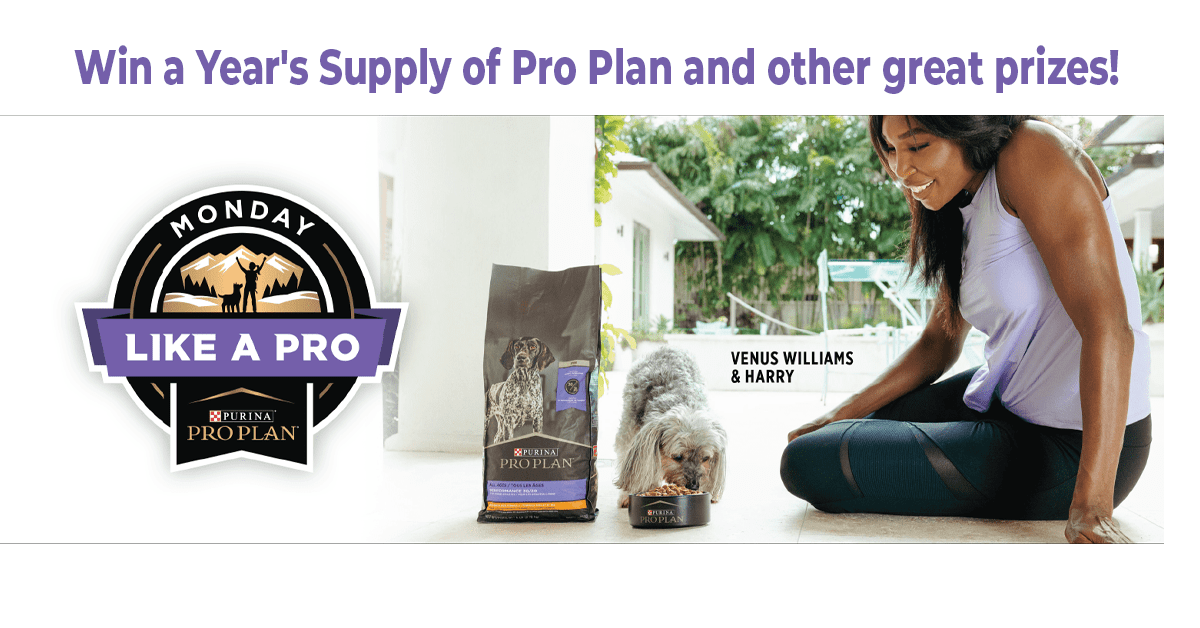 Purina Monday Like a Pro Challenge Sweepstakes