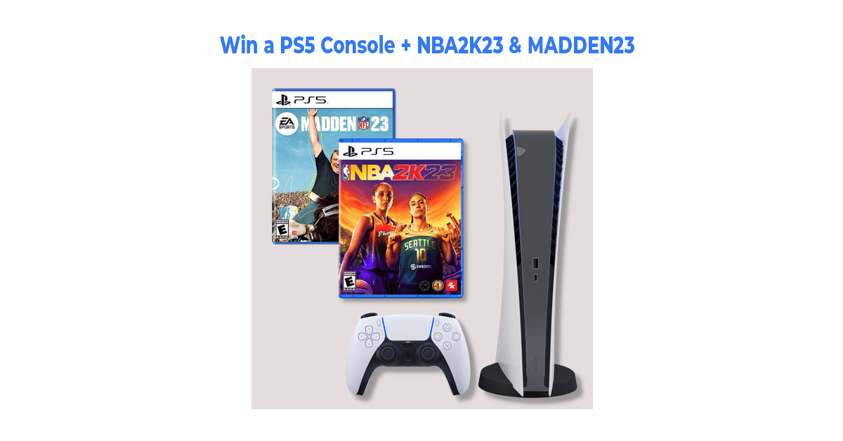 PS5 Console and Game Bundle Giveaway