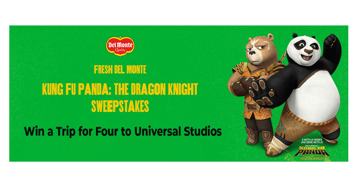 Fresh Del Monte Kung Fu Panda: The Dragon Knight Promotion