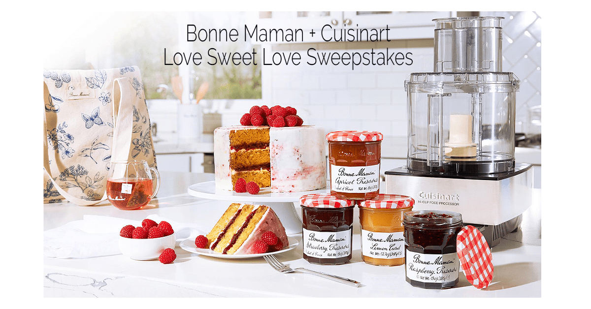 Bonne Maman + Cuisinart Love Sweet Love Sweepstakes