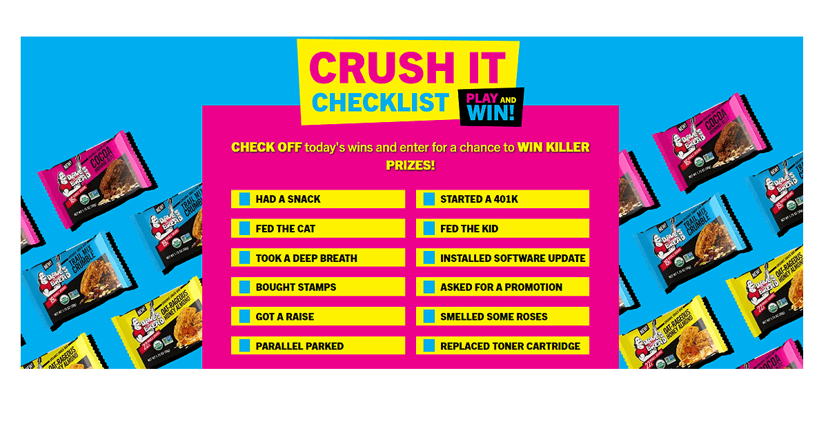 Dave’s Killer Bread Crush It Giveaway