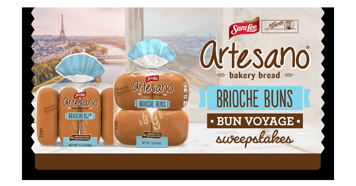 Sara Lee Bun Voyage Sweepstakes