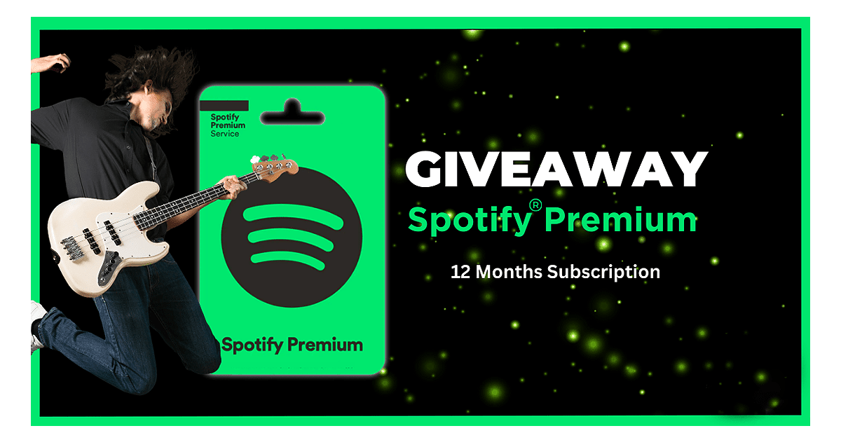 Total Music Contests Win A Year of Spotify Premium