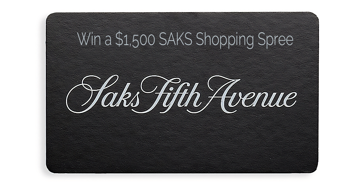 SAKS Shopping Spree Sweepstakes