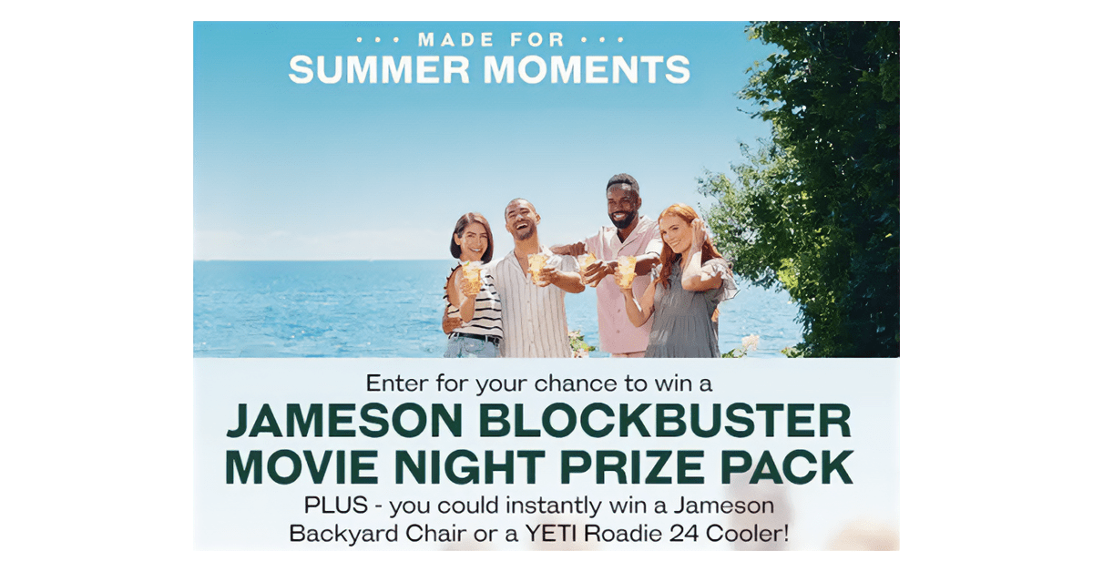 Jameson Whiskey Summer Sweepstakes 2023