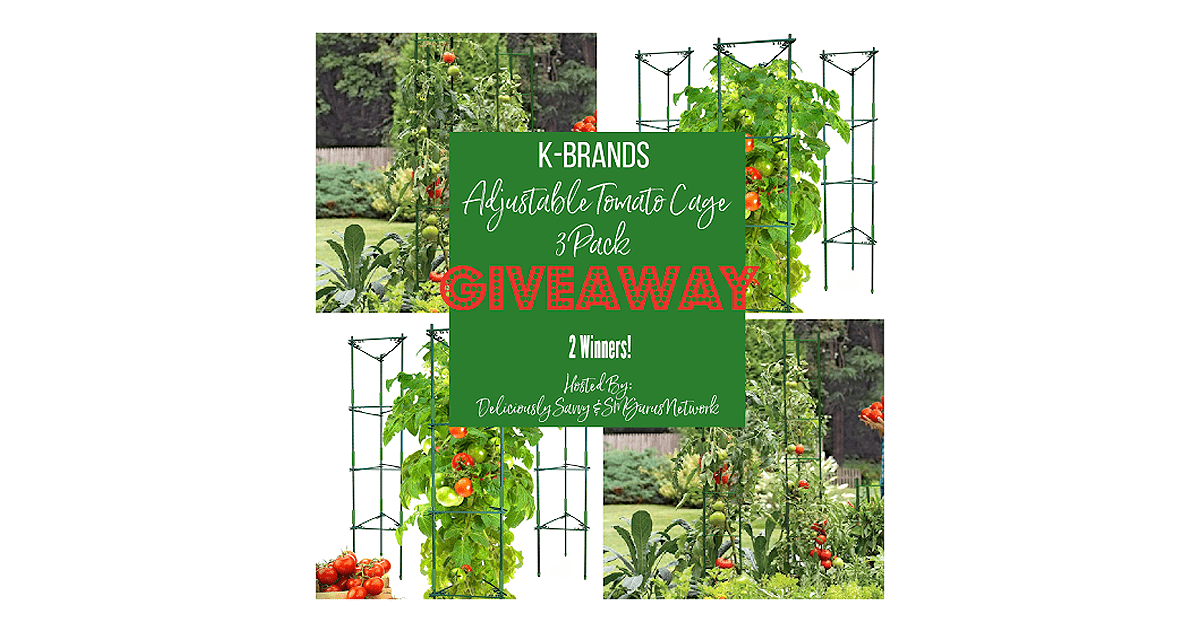 K-Brands Adjustable Tomato Cage 3 Pack Giveaway