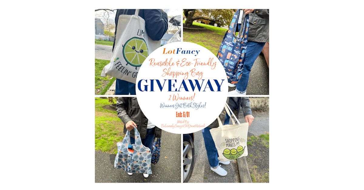 LotFancy Reusable & Eco-Friendly Shopping Bag Giveaway